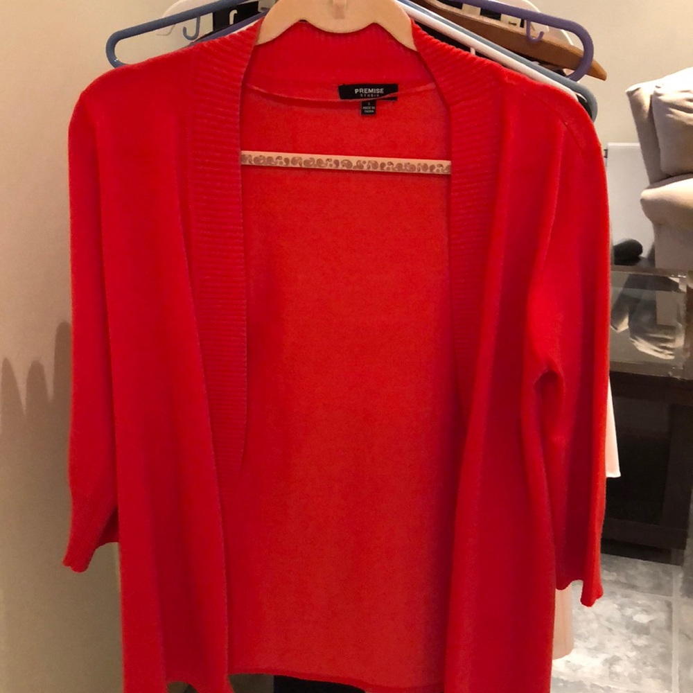 Orange sweater